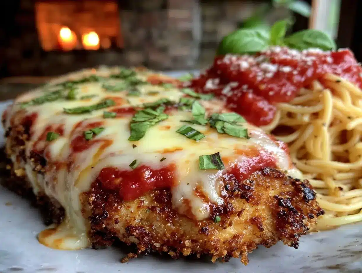crispy baked chicken parmesan preparation steps