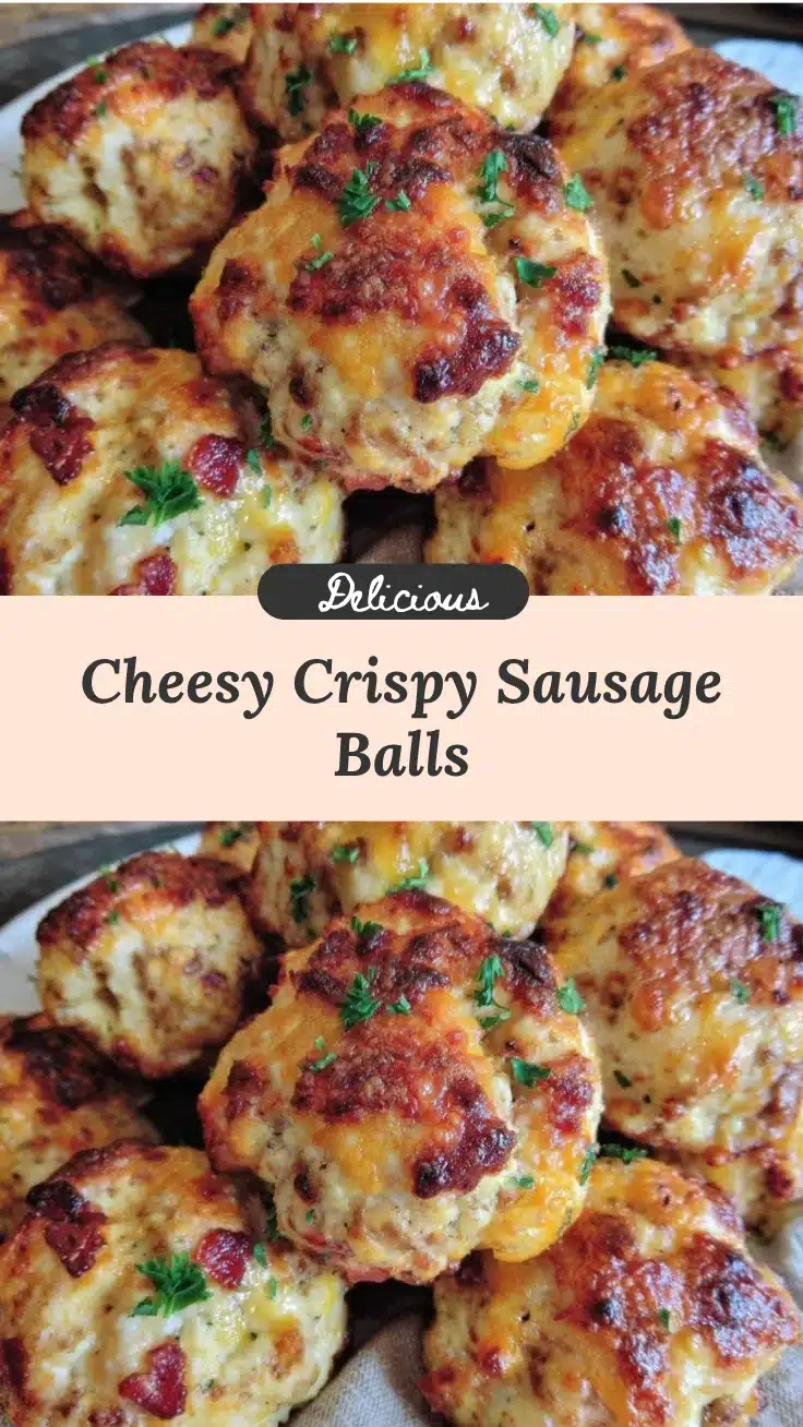 crispy cheesy sausage balls recipe