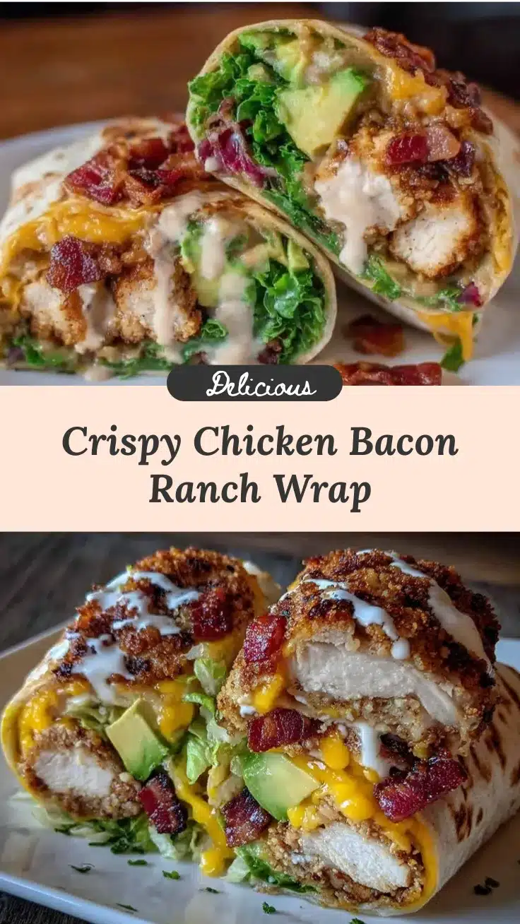 crispy chicken bacon ranch wrap recipe