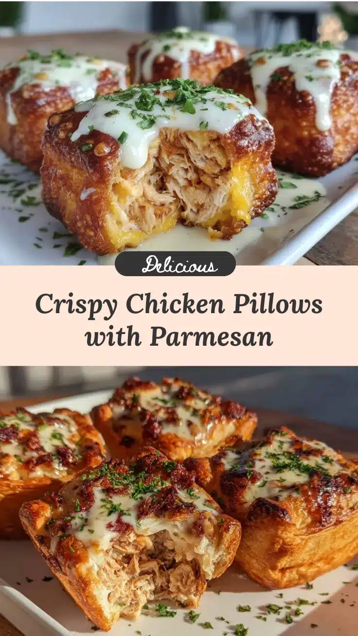 crispy chicken pillows recipe
