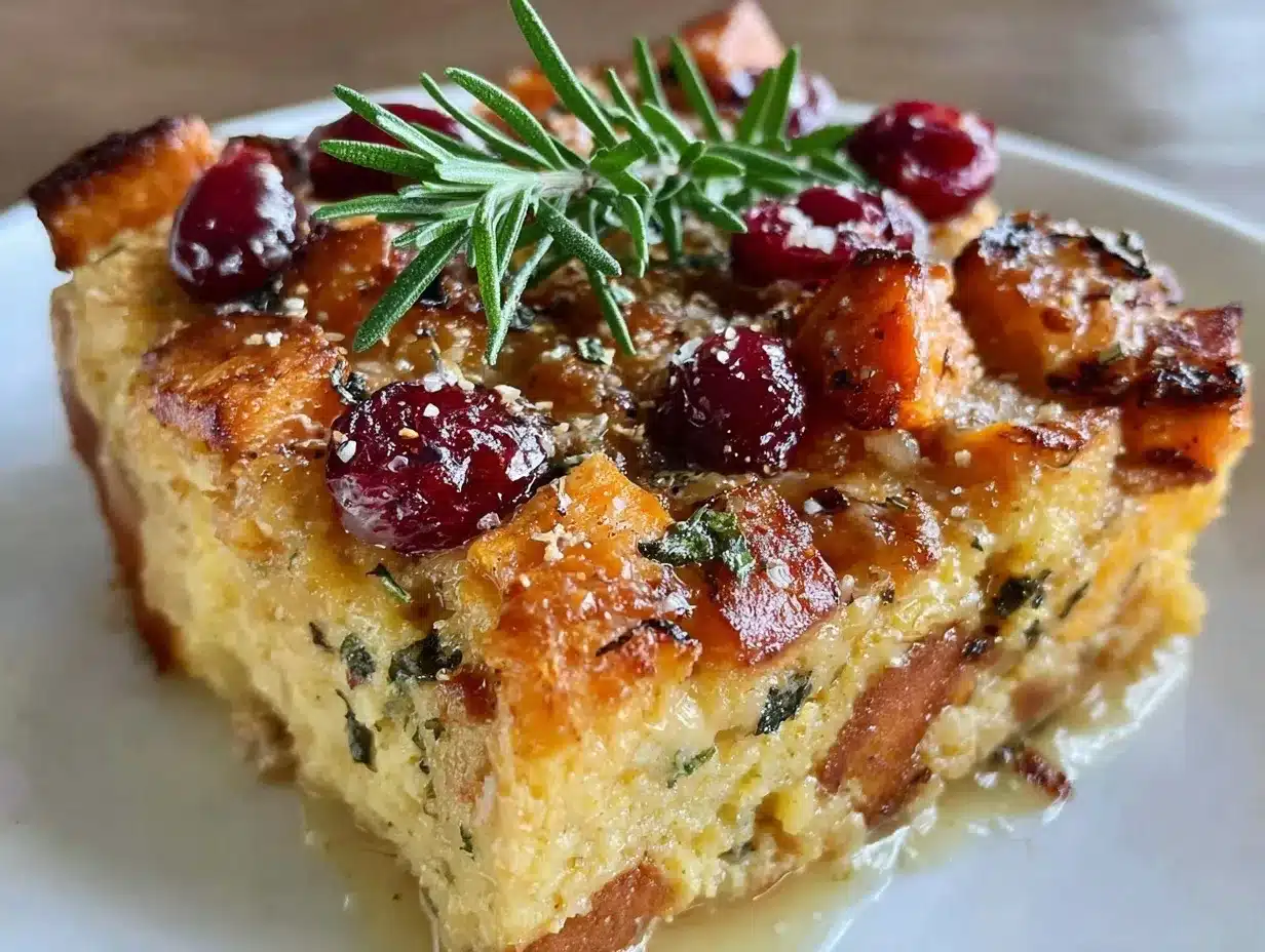 crispy sweet potato and cranberry gratin preparation steps