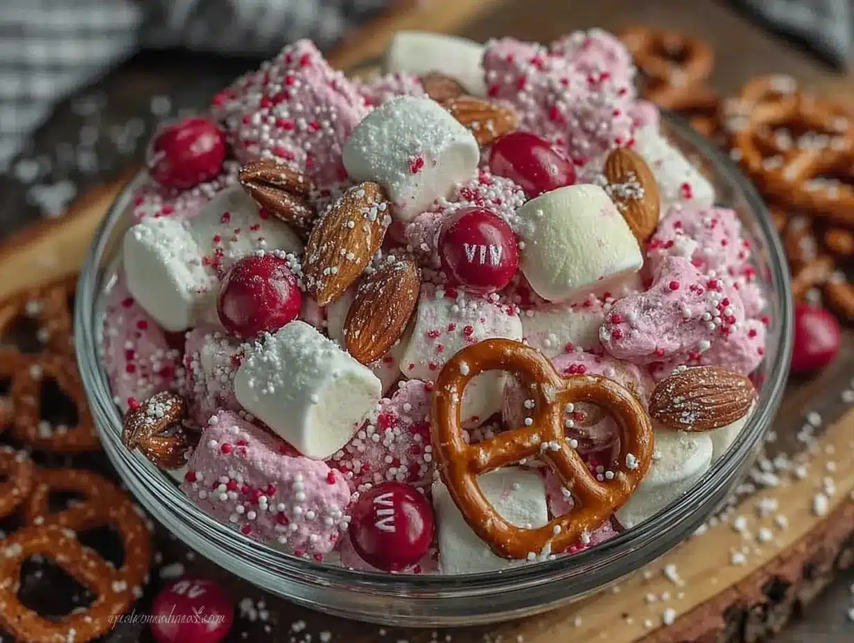Cupid Crunch Trail Mix preparation steps
