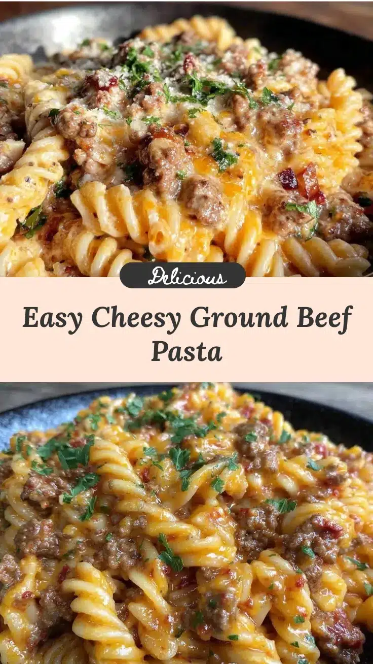 easy cheesy ground beef pasta recipe