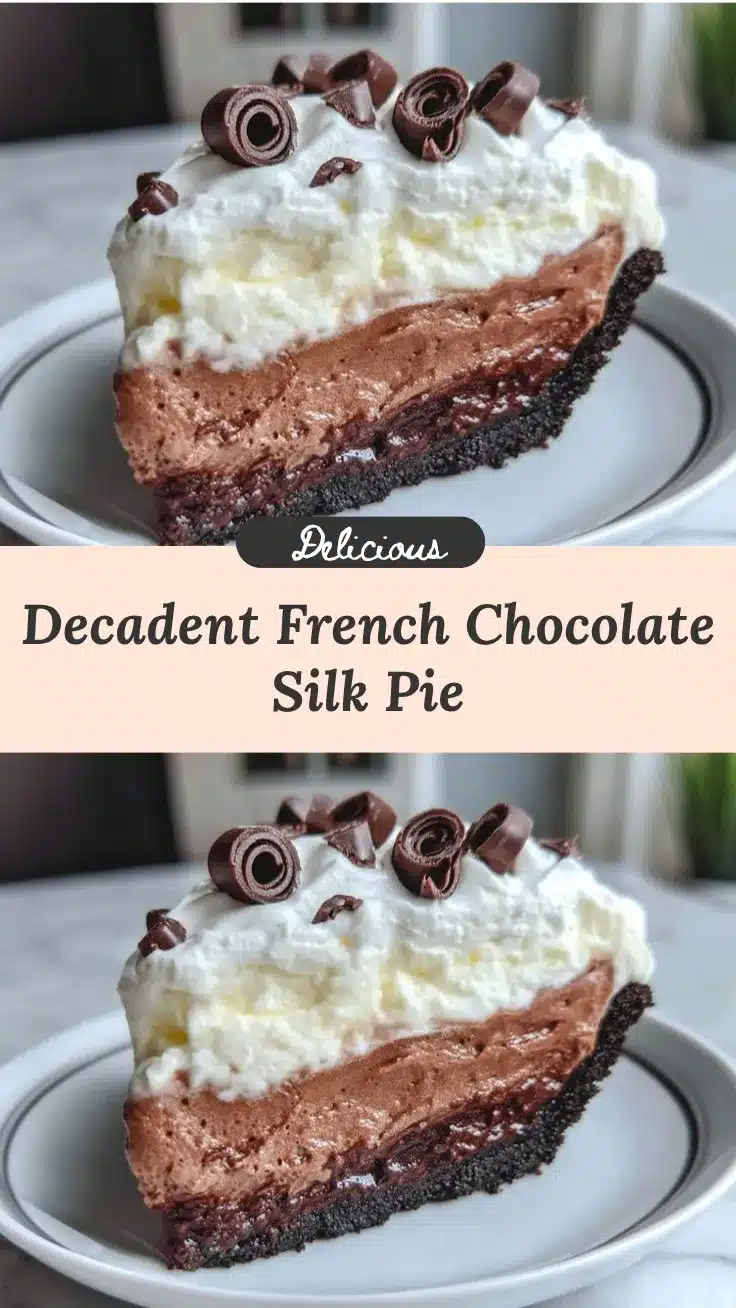 French chocolate silk pie recipe