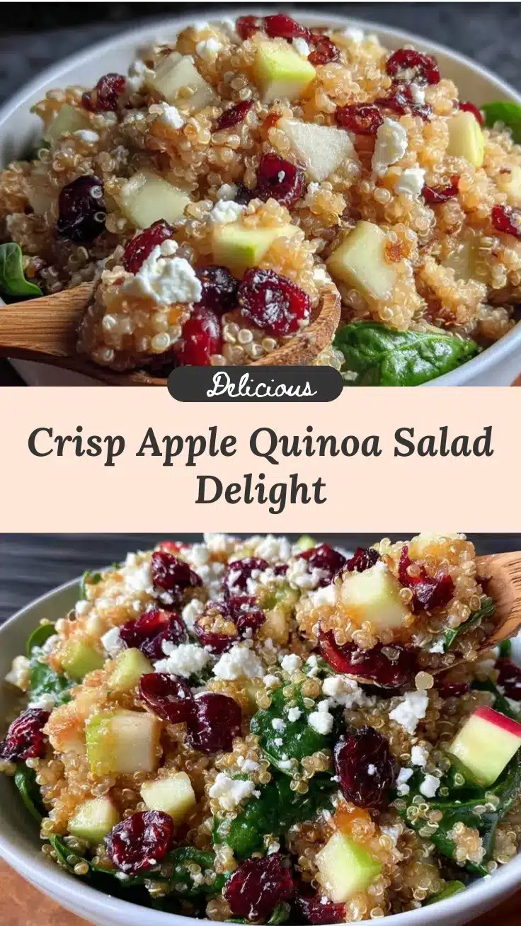 fresh apple quinoa salad recipe