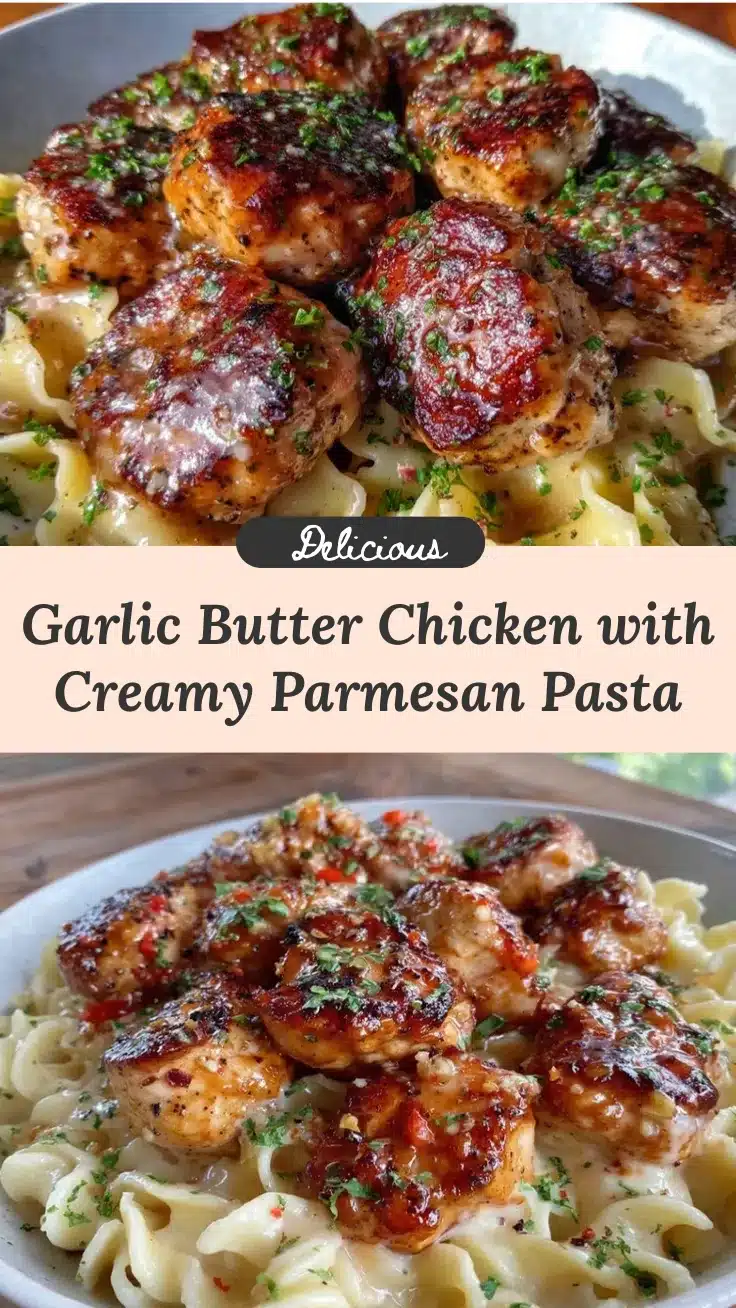 garlic butter chicken bites recipe