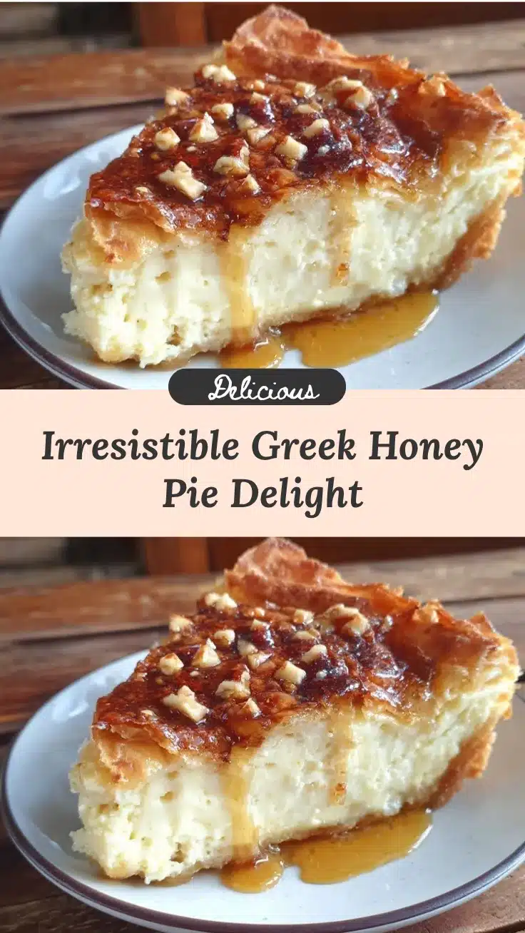 Greek honey pie recipe