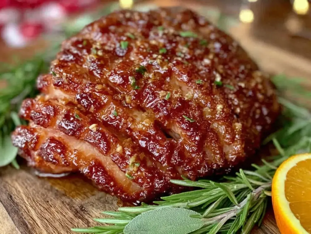 honey glazed ham recipe - featured image