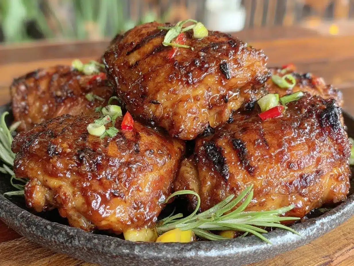 low carb bbq chicken thighs preparation steps