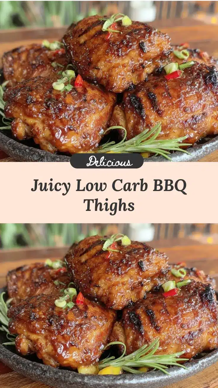 low carb bbq chicken thighs recipe