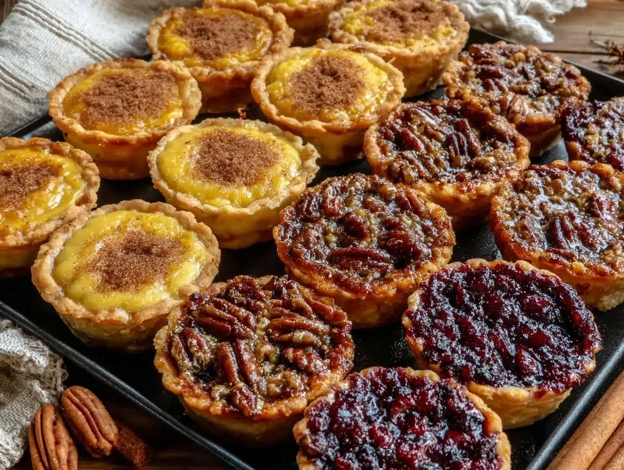 mini Thanksgiving pies preparation steps