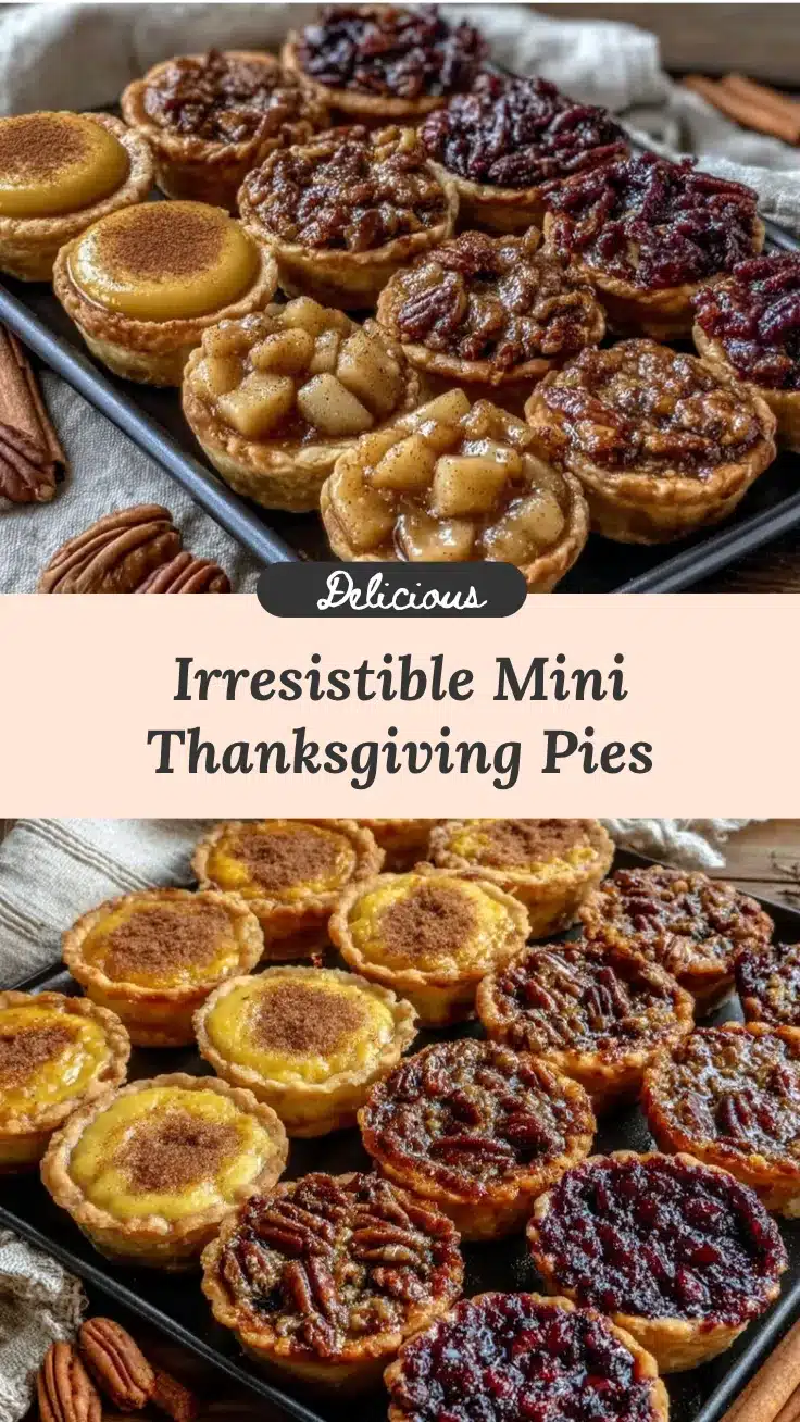 mini Thanksgiving pies recipe