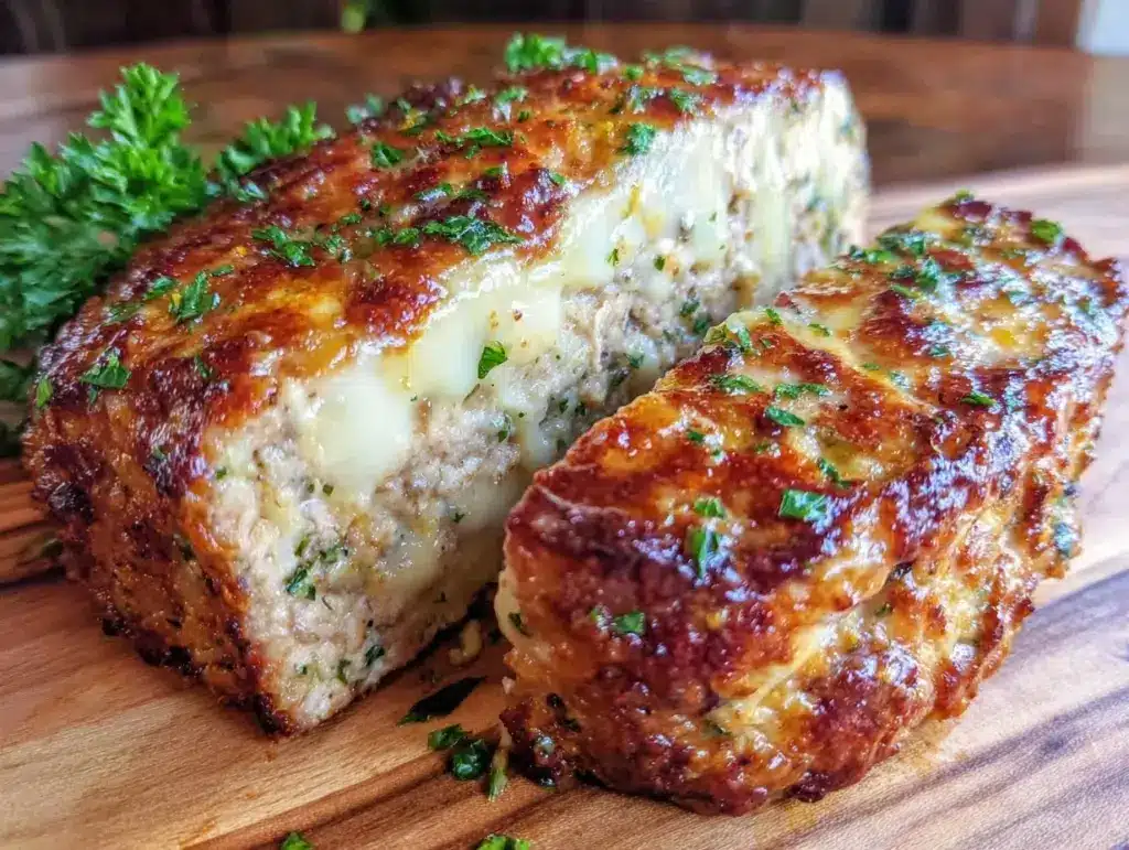 parmesan chicken meatloaf - featured image