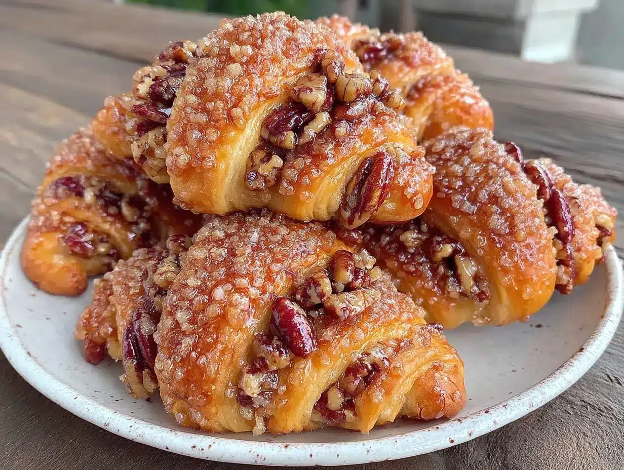 pecan pie crescent rolls preparation steps