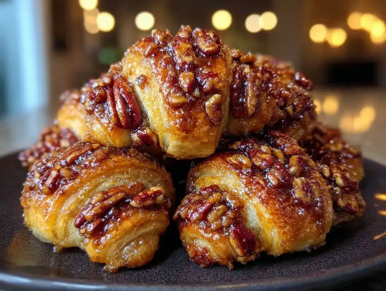 pecan pie crescent rolls preparation steps