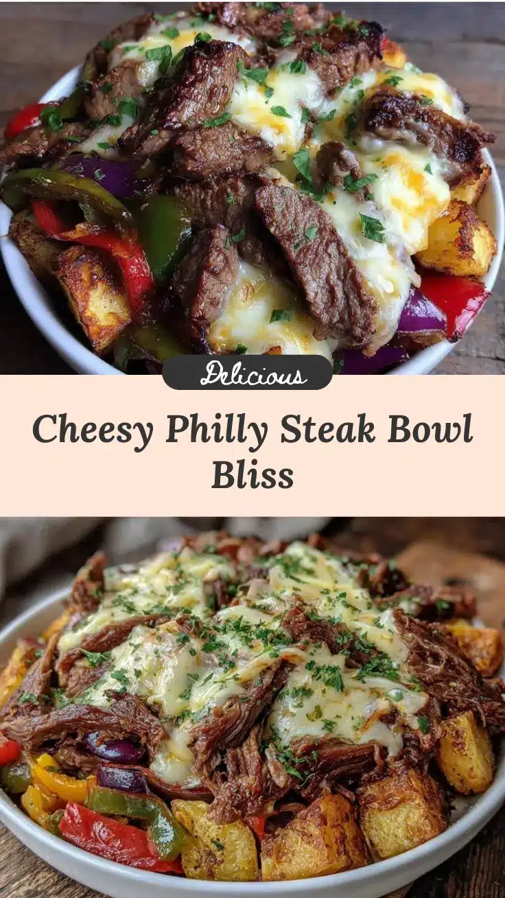 Philly cheesesteak bowl recipe