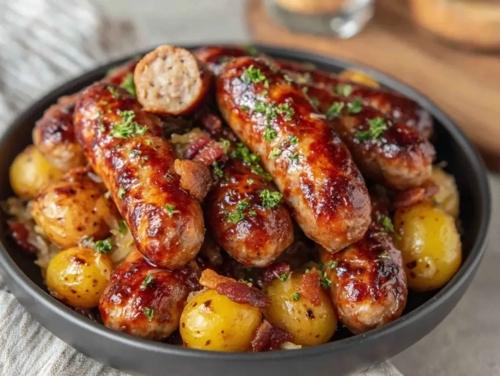 Polish sausage and sauerkraut recipe - featured image