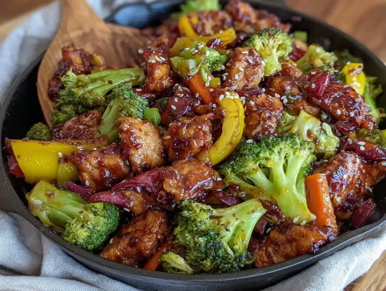 quick chicken stir fry recipe preparation steps
