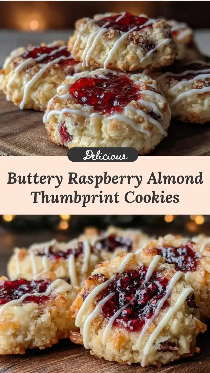 raspberry almond shortbread cookies recipe