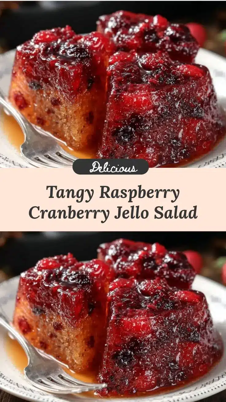 raspberry cranberry jello salad recipe