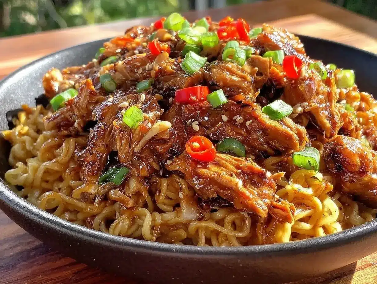 savory chicken ramen stir fry preparation steps