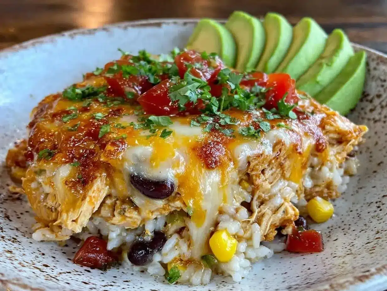 southwest chicken casserole preparation steps