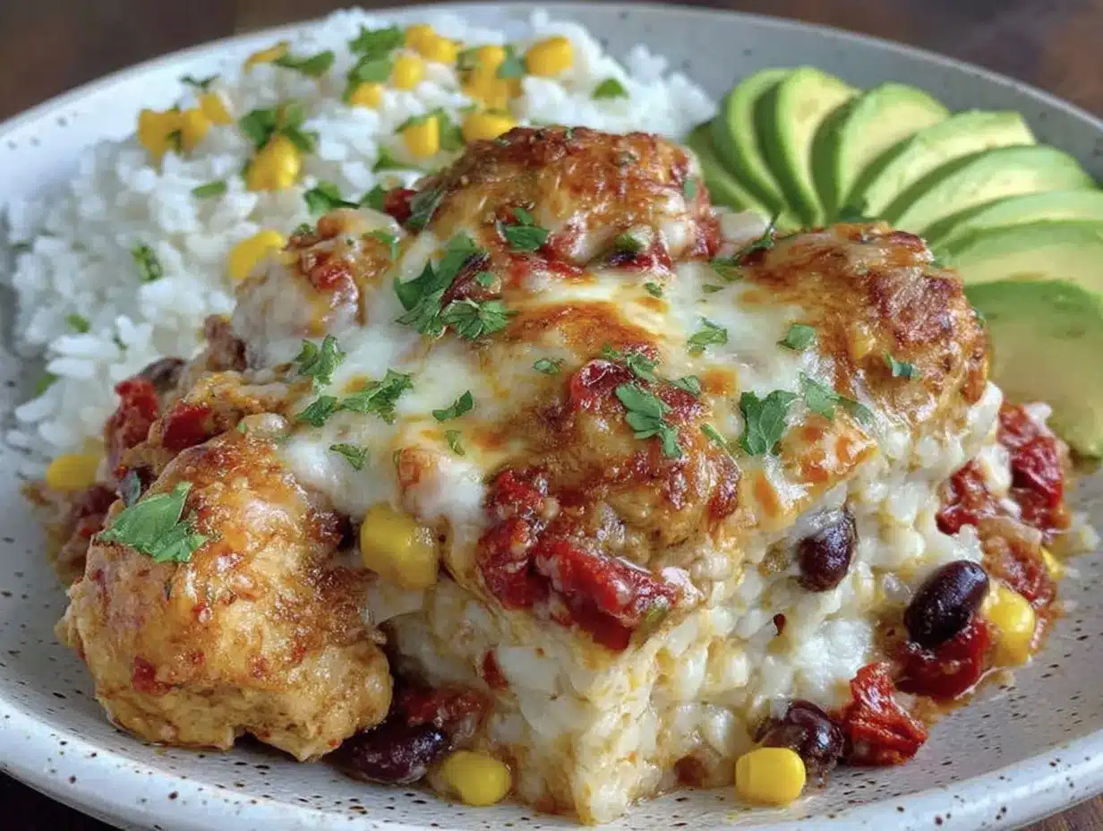southwest chicken casserole preparation steps