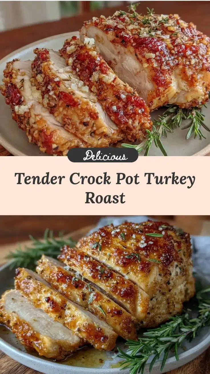 tender crock pot turkey breast roast recipe