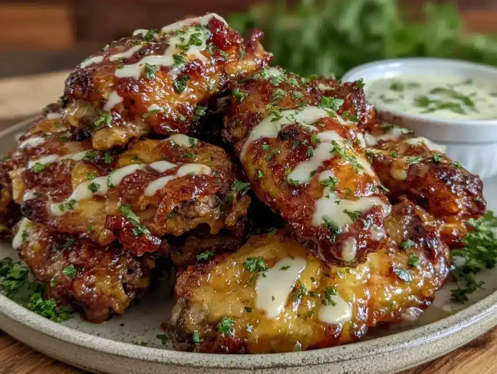 air fryer crispy wings - featured image