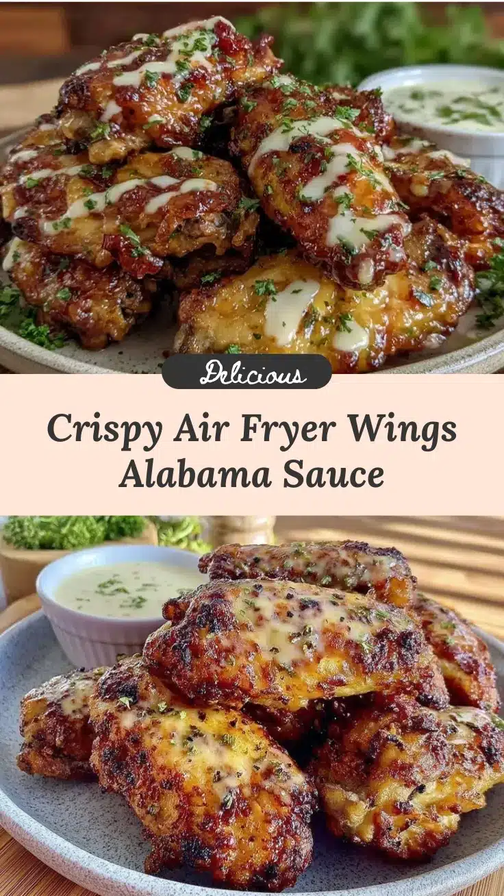 air fryer crispy wings recipe