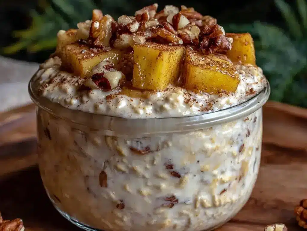 Apple Cinnamon Overnight Oats - featured image