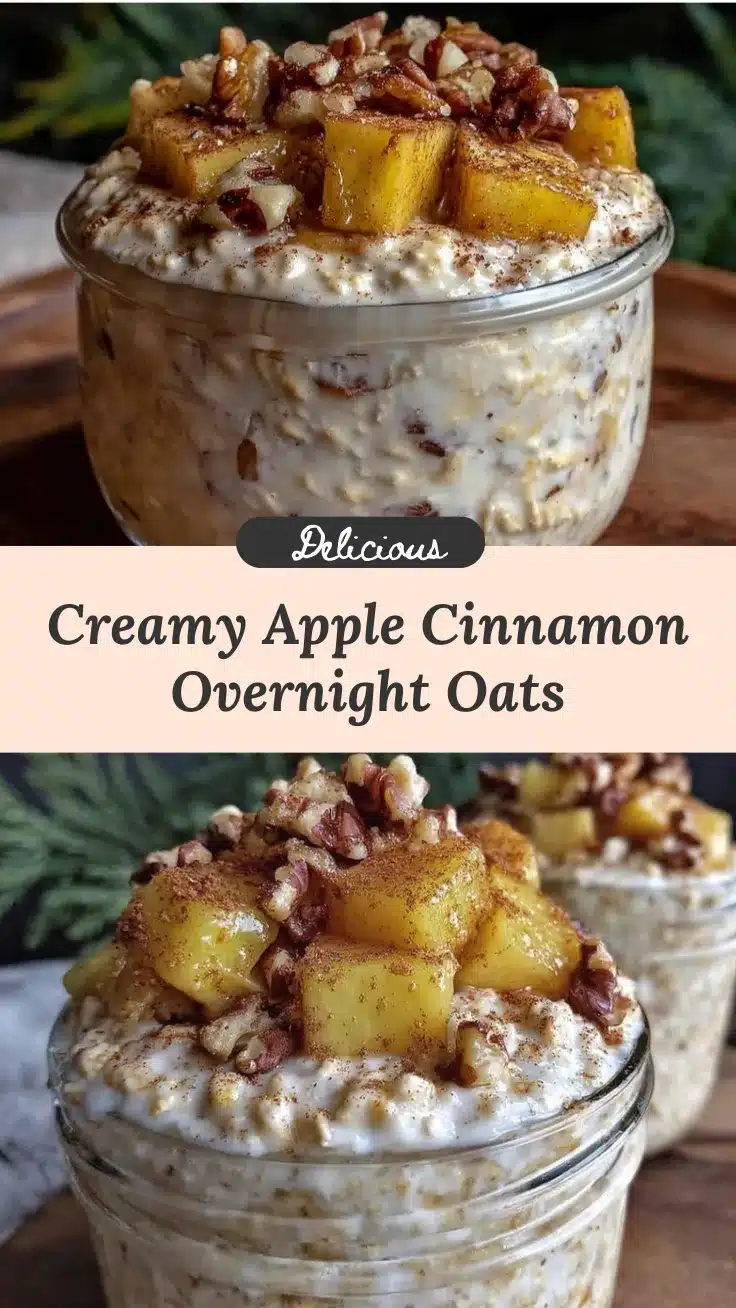 Apple Cinnamon Overnight Oats recipe