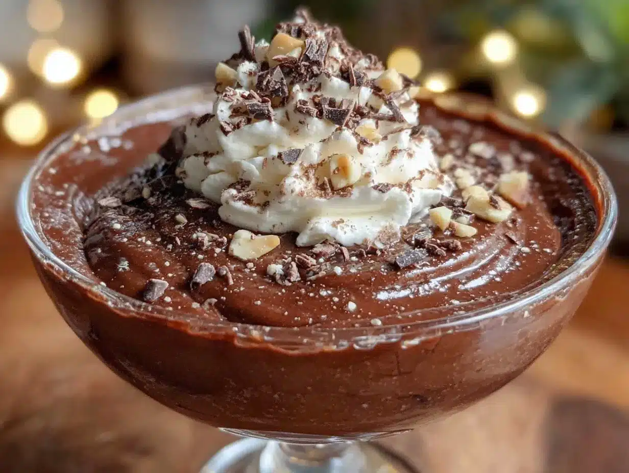 Baileys Irish Cream chocolate mousse preparation steps