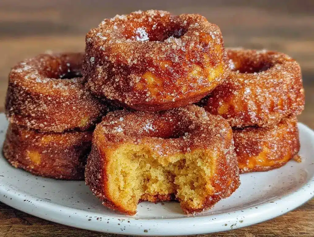 baked apple cider donuts - featured image