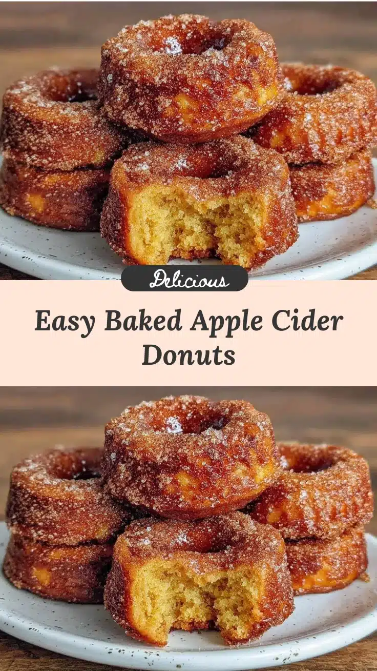 baked apple cider donuts recipe
