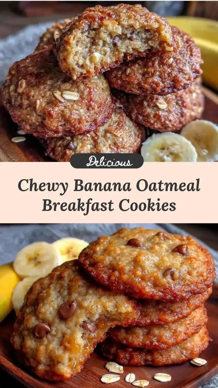 banana oatmeal breakfast cookies recipe