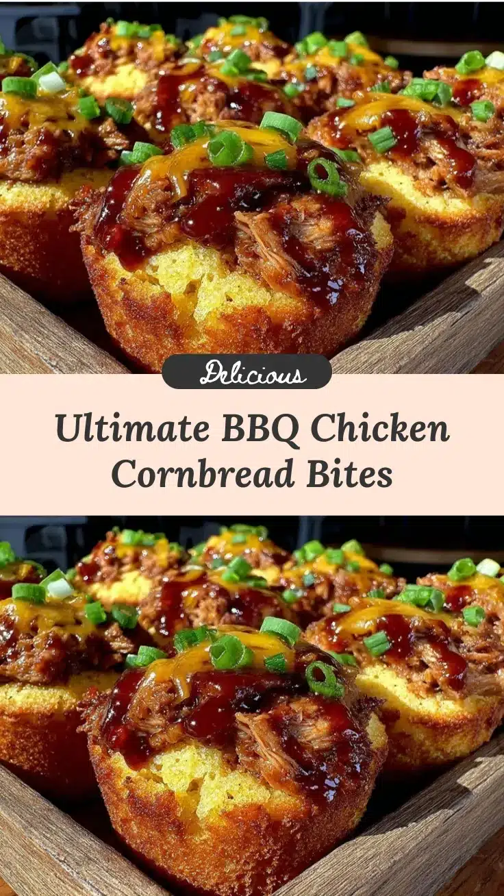 BBQ chicken stuffed cornbread muffins recipe
