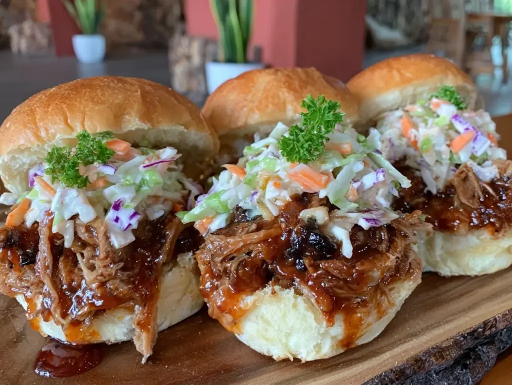 BBQ pulled pork sliders - featured image