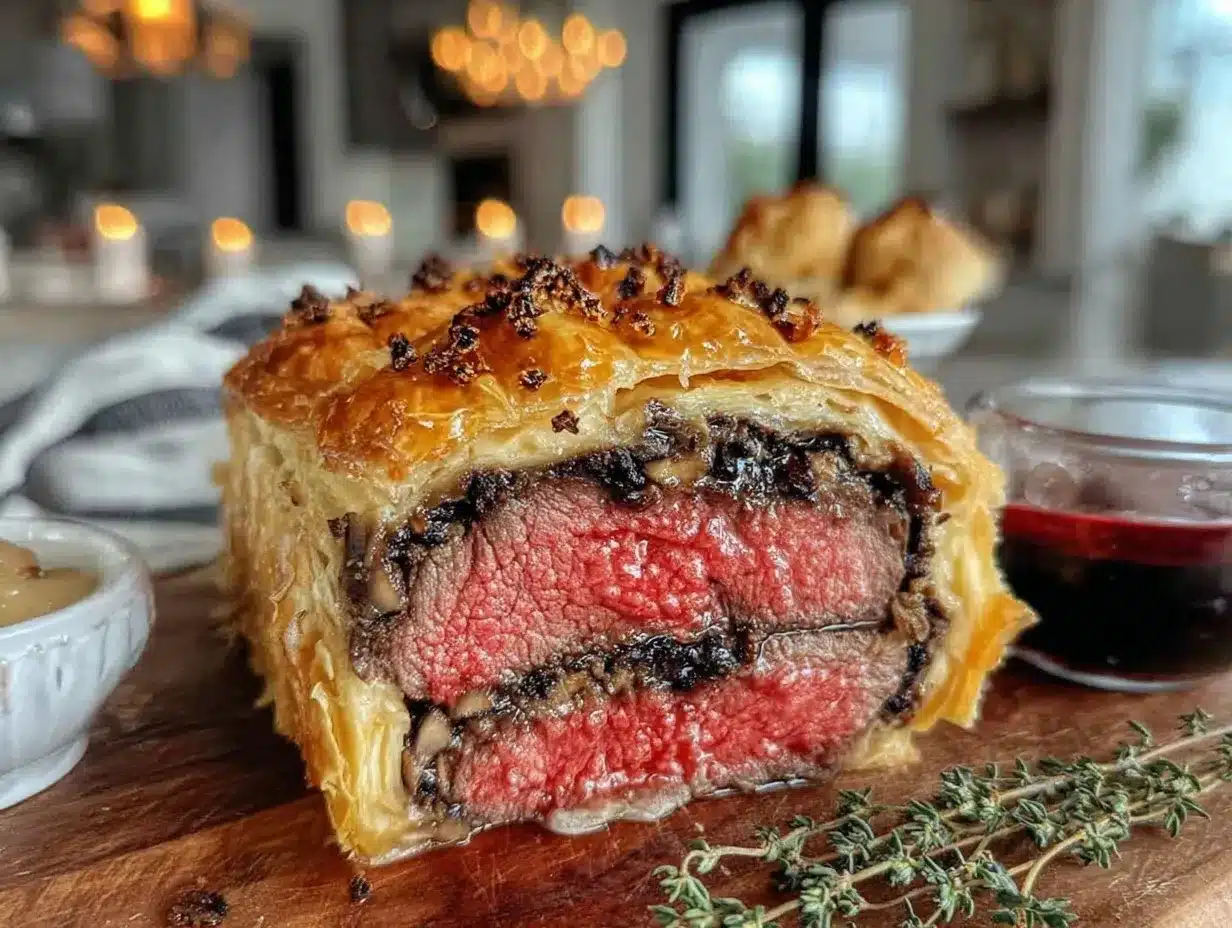 beef Wellington recipe preparation steps