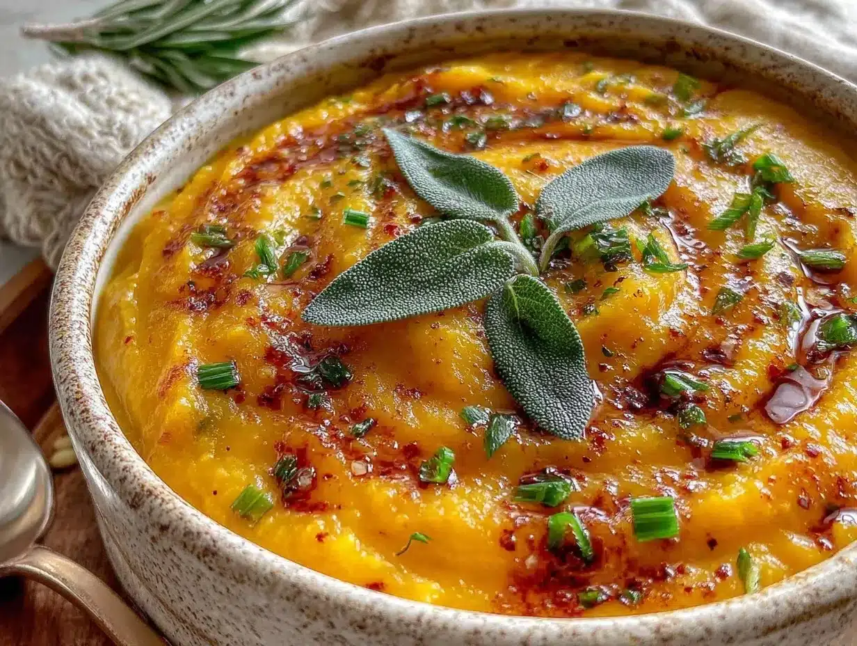 butternut squash soup recipe preparation steps