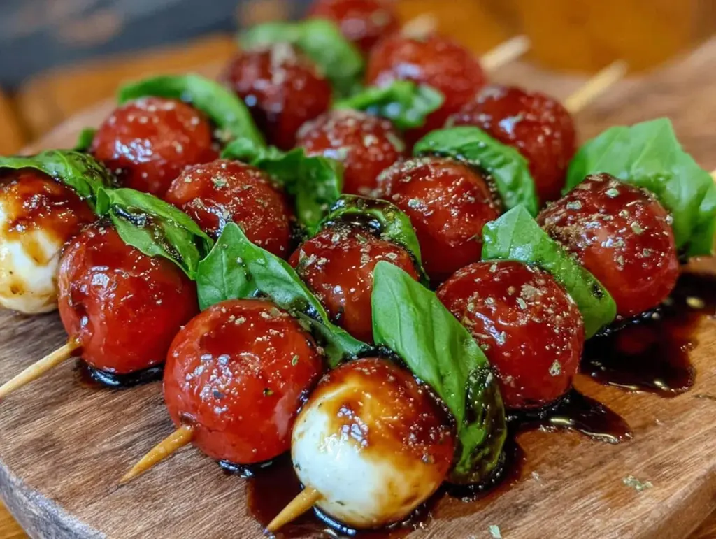 Caprese skewers recipe - featured image