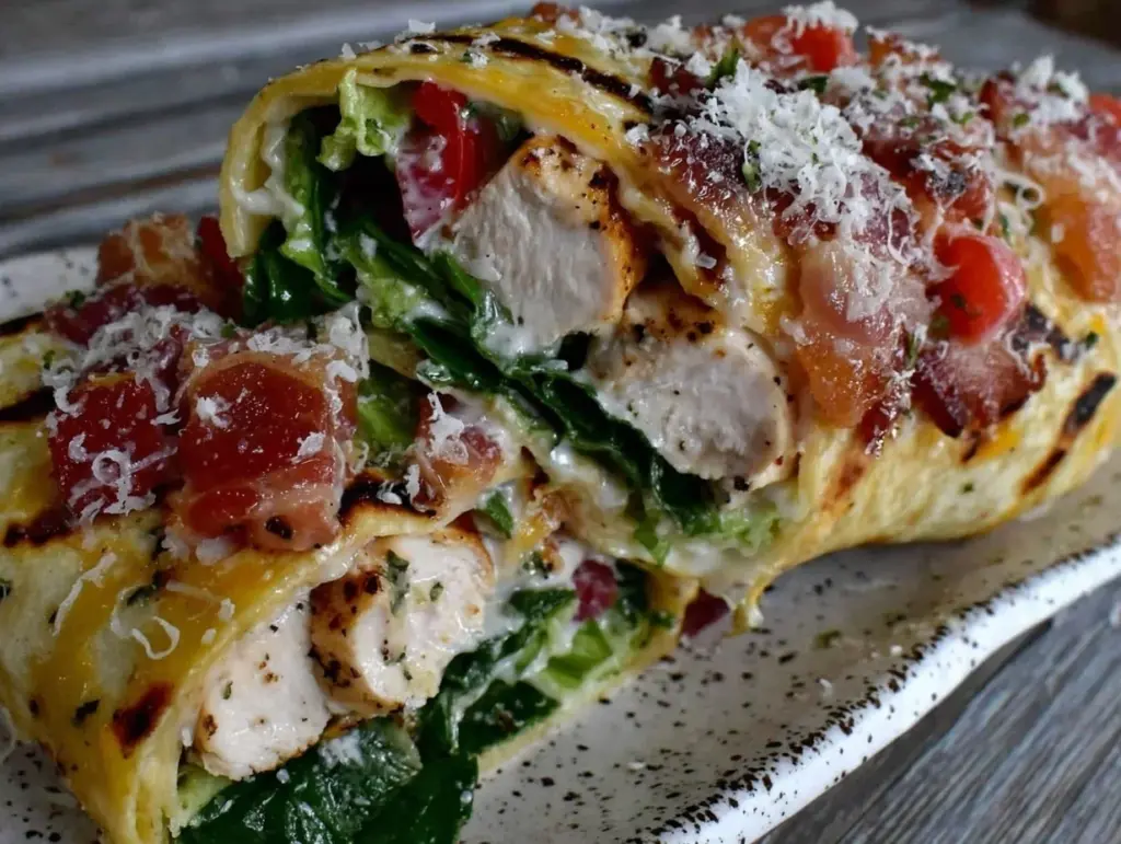 chicken Caesar wrap recipe easy - featured image