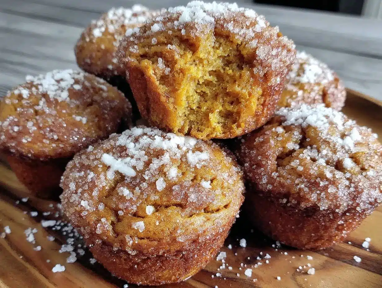 cinnamon sugar pumpkin muffins preparation steps