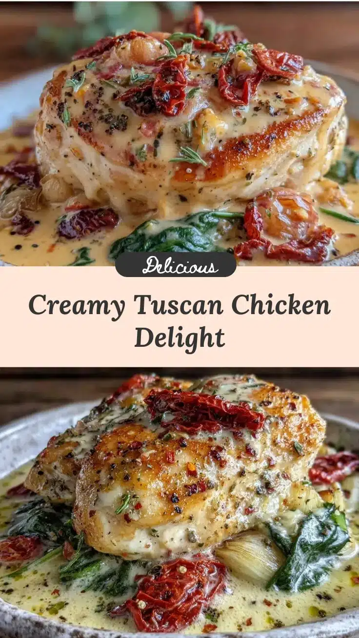 creamy tuscan chicken recipe