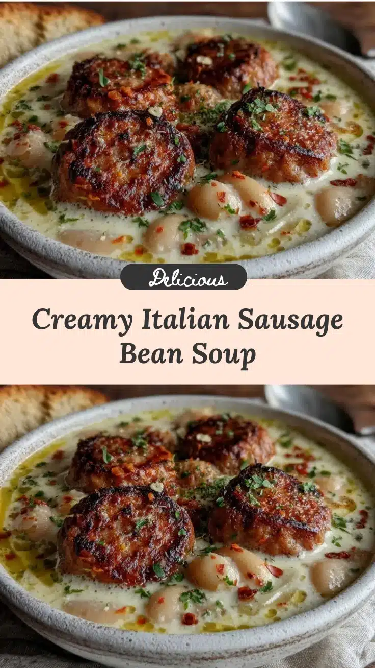 creamy white bean soup with italian sausage recipe