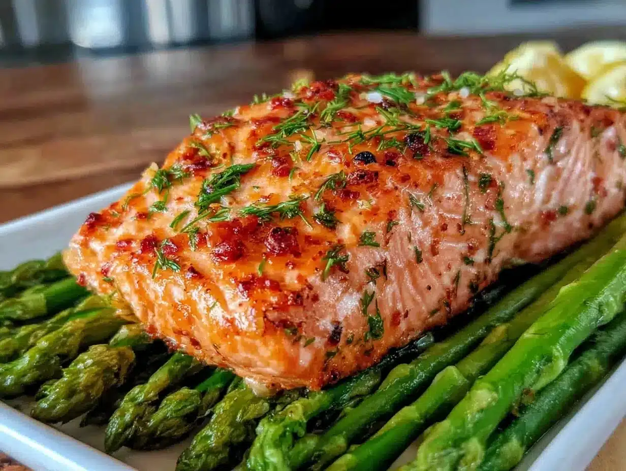crispy air fryer lemon herb salmon preparation steps