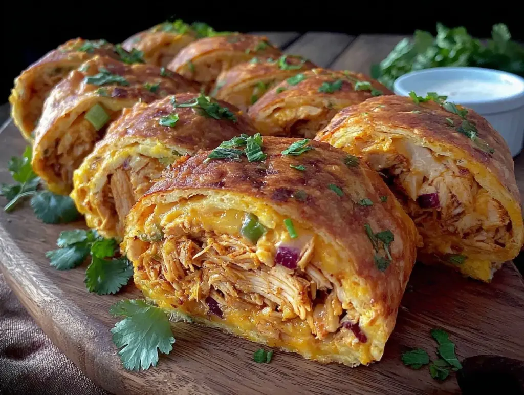 crispy chicken taco rollups - featured image