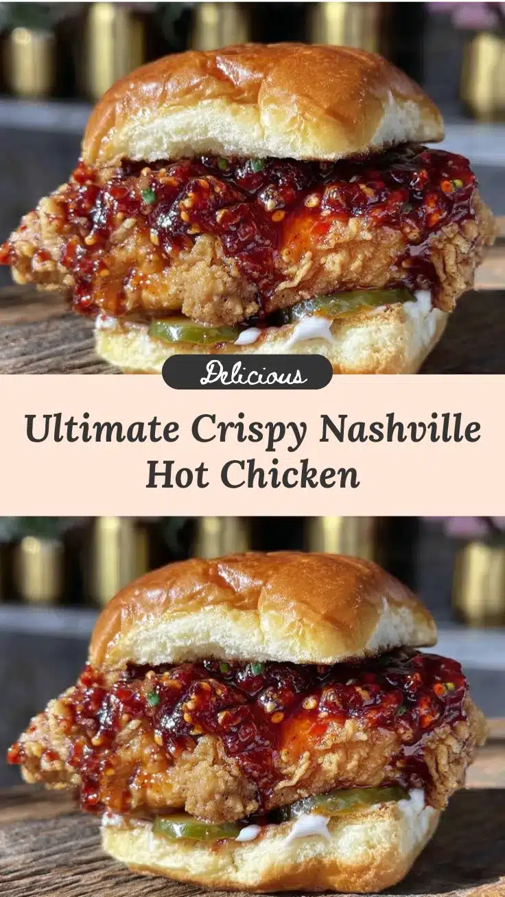 crispy Nashville hot chicken sandwich recipe