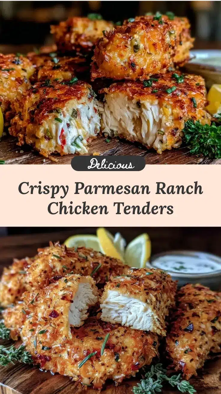 crispy parmesan ranch chicken tenders recipe