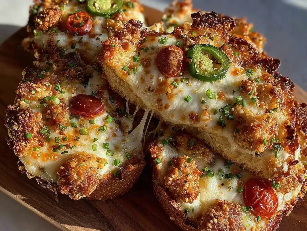 crispy ranch pizza melts preparation steps